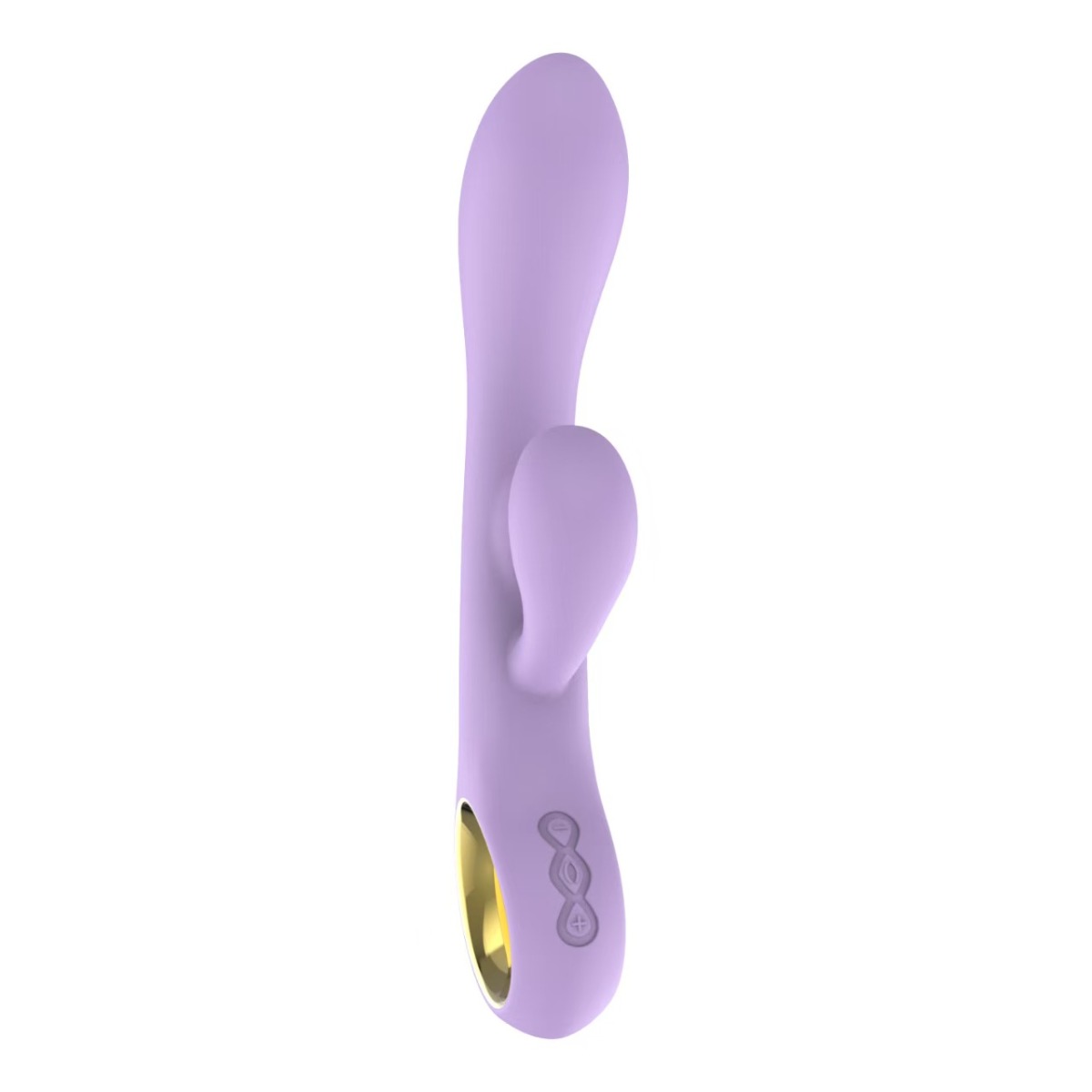 Premium zeka vibrator sa zlatnim prstenom CRNI