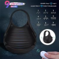 Silikonski dupli magnetni vibracioni prsten za penis
